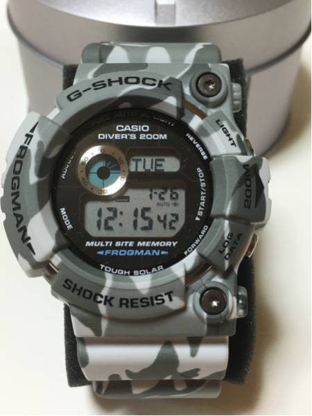 CASIO カシオ G-SHOCK Gショックブラジリアン フロッグマン 2004年 迷彩 GW-200CF 腕時計 時計 正規品