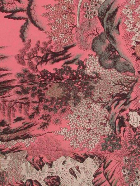 ＜洲寿夏＞袷振袖訪問着：雅6　ピンク地に墨絵の豪華な山水文様_文様が豪華絢爛で素敵ですよ