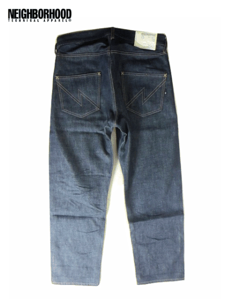  новый товар NEIGHBORHOOD Neighborhood rigid Denim брюки джинсы S BASIC STRAIGHT 07EX LEVEL1 S индиго 