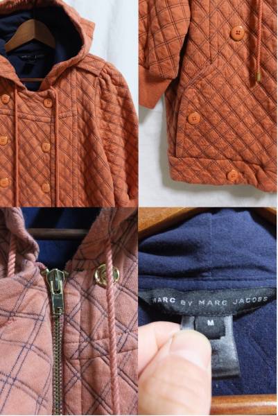 ** free shipping **MARC BY MARC JACOBS* hood quilting jacket *M*z20