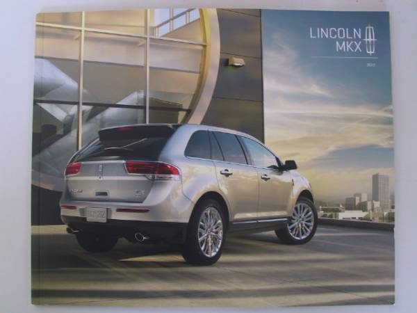  Lincoln LINCOLN MKX 2010-2012 year of model USA catalog 