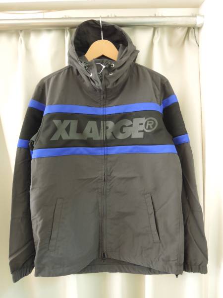 X-LARGE エクストララージ HOODED PANELLED JACKET　黒 人気商品 送料込_画像1