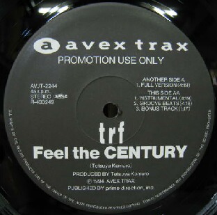 $ trf / Feel the CENTURY (FULL VERSION) 限定レコード (AVJT-2244) YYY273-3205-2-2+_画像1