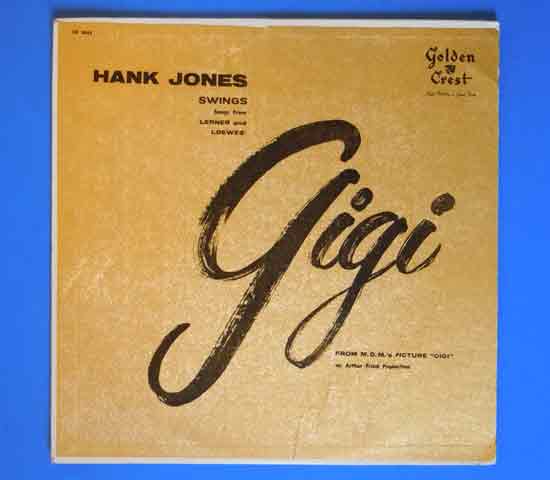 ◆HANK JONES SWINGS SONGS FROM LERNER....◆GOLDEN CREST 米盤_画像1