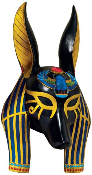 ヤフオク 古代エジプトの冥界の神アヌビスのマスク 壁飾り