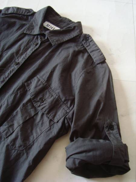 MHL 長袖シャツ size1 マーガレットハウエル 半袖シャツ