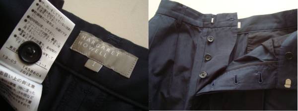 2013SS マーガレットハウエル シルク混ハーフパンツ size1 MHL