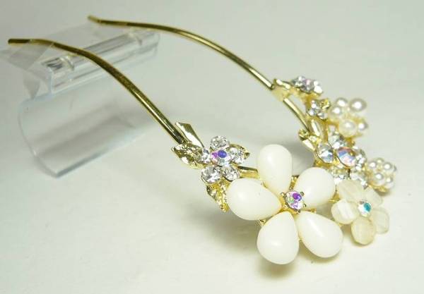  Swarovski жемчуг ночь . наматывать U палочка "теплый" белый 