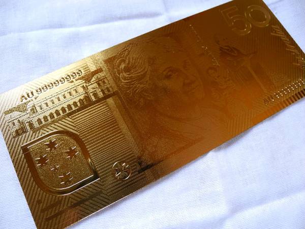  оригинальный золотой 50 Австралия доллар .AUD 24 золотой . удача в деньгах UP..zoro глаз 