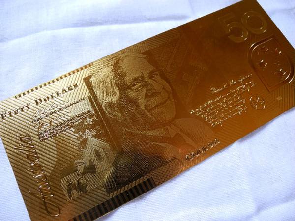  оригинальный золотой 50 Австралия доллар .AUD 24 золотой . удача в деньгах UP..zoro глаз 