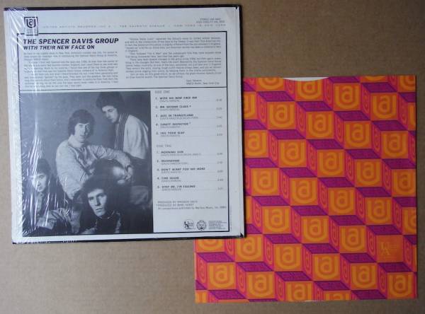 THE SPENCER DAVIS GROUP「WITH THEIR NEW FACE ON」米ORIG [初回紫オレンジUA] シュリンク美品_画像2