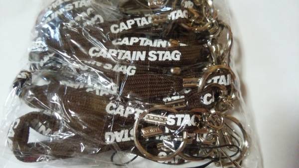 [ new goods ] Captain Stag ring type neck strap slim ( Brown ) 10 pcs set 