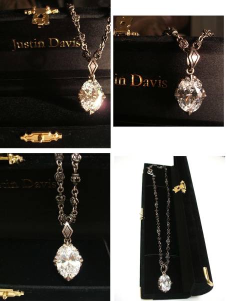  prompt decision Justin Davis head & chain 40cm* necklace * rose Crown 