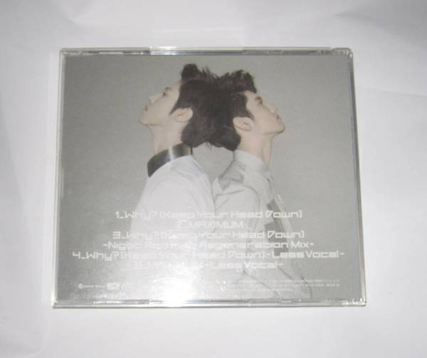 東方神起 CD Why? 初回盤 ジャケカ付 チャンミン ユンホ 送料無料　即決　