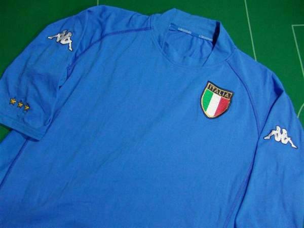 【気質アップ】 ■正規品 イタリア製 Kappa 01-03 アズーリ イタリア代表 HOME 半袖 XL !!!■ イタリア