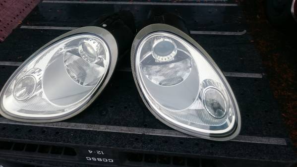  Boxster / Cayman / xenon head light / right only / left side through line car //98763115802/LHD for 