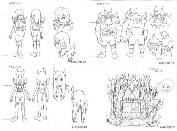 ④イナズマイレブン　設定資料　製作用資料_画像3