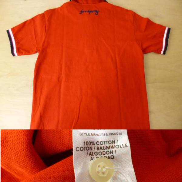 4y66 FRED PERRY フレッドペリー鹿の子ポロシャツ★ｍ