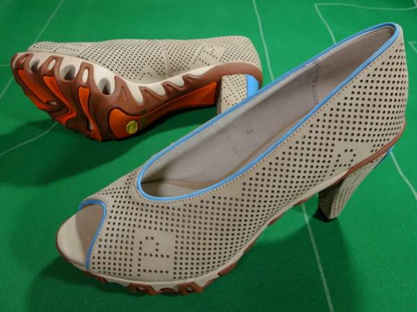 * theater Pro daktsuTHEATRE PRODUCTS suede leather Vibram sole pumps 24cm unused!!!*