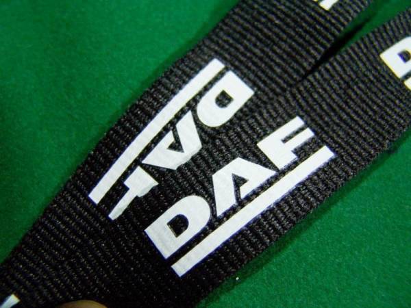 V not for sale DAF truck neck strap black unused!!!V