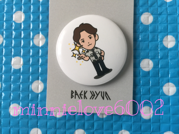 EXO★SMTOWN COEX SUM★SM 公式 グッズ★PAPER TOY★バッジ★バッチ★ベッキョン_画像1