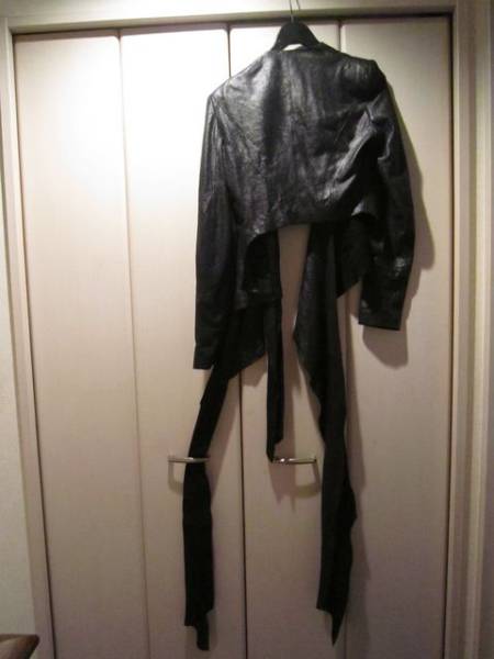 ハイダーアッカーマン 変形レザージャケット　haider ackermann leather jacket 00s archive rick owens_画像3