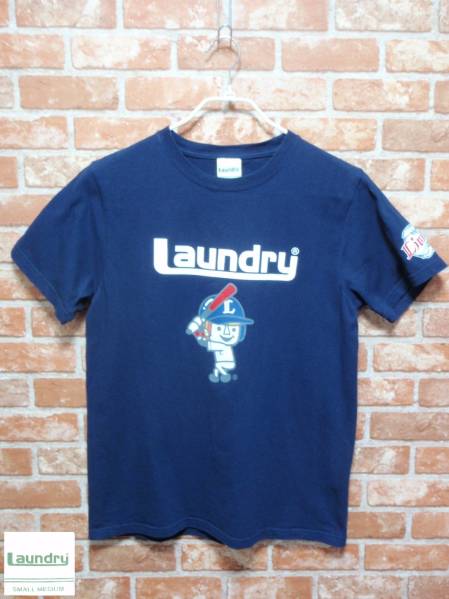 送料込 USED ランドリー Laundry×Lions 西武 3 中島裕之 コラボTシャツ SMサイズ_画像1