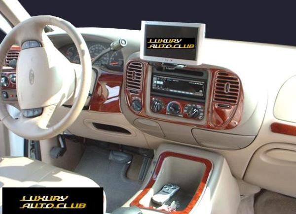 2001-2003 01-03 フォード F150 スーパーキャブ 33ピース ウッドパネル 内装パネル 各色 内装カスタム カバ－カ－ボン 米国製 高品質