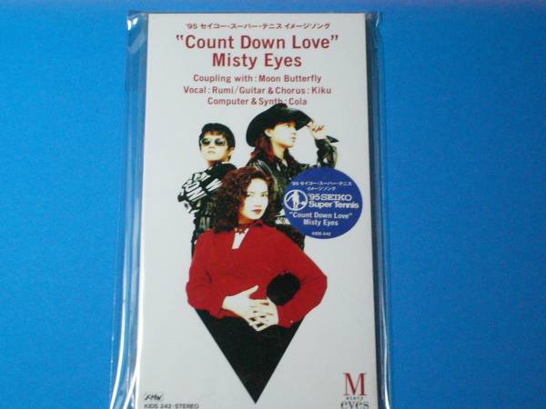 美品　8cm　CD Misty Eyes　　 Count Down Love 訳有り_画像2