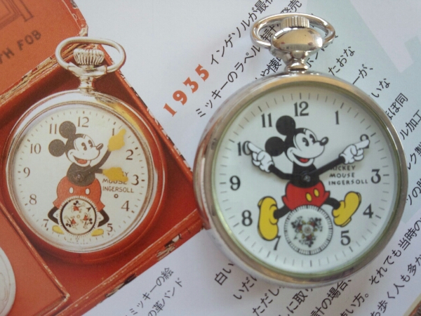 TIMEX 1933 Mickey Mouse First карман часы переиздание / ручной завод 