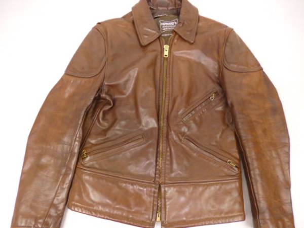 319c 70'sHOWARD'S EXCLUSIVE LEATHERSシングルライダースJKT