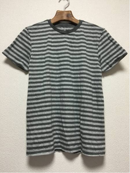 [ быстрое решение б/у одежда ]Gap/ Gap / футболка / короткий рукав / окантовка / темно-серый × Heather серый /XS