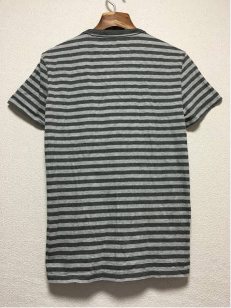 [ быстрое решение б/у одежда ]Gap/ Gap / футболка / короткий рукав / окантовка / темно-серый × Heather серый /XS