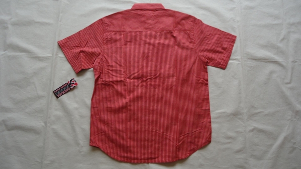 EZEKIEL 旧モデル ボタンダウンチェックシャツ 赤 S 50%off 半額 イジキール スケートボード レターパックライト_画像2