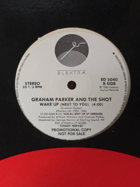 [Promo盤/12] Graham Parker And The Shot - Wake Up (Next To You) (Disco) ☆80年代ディスコ _画像3