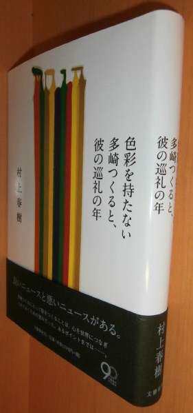 送\160村上春樹 色彩を持たない多崎つくると、彼の巡礼の年 帯付_画像1