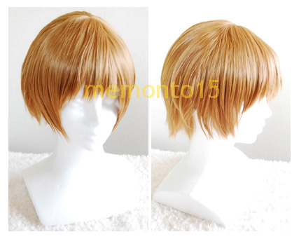 ブラウン 茶 耐熱 ショート ウィッグ ペルソナ4　PERSONA4 里中千枝 コスプレ衣裝 セット済 里中 千枝 コスプレ P4 コスプレウィッグ