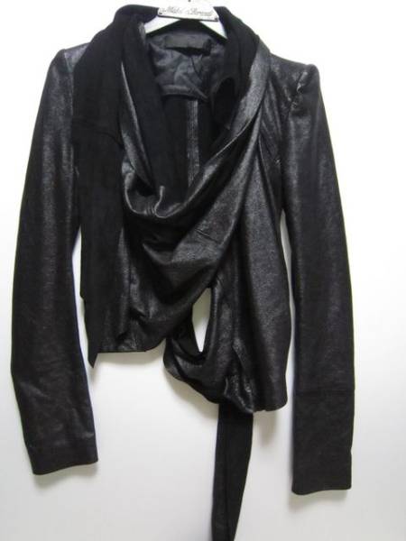 ハイダーアッカーマン 変形レザージャケット haider ackermann ハイダーアッカーマン 変形レザージャケット haider ackermann