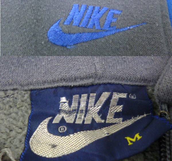60ff 80年　NIKE 　ナイキ スウェット　ジップ パーカー/M