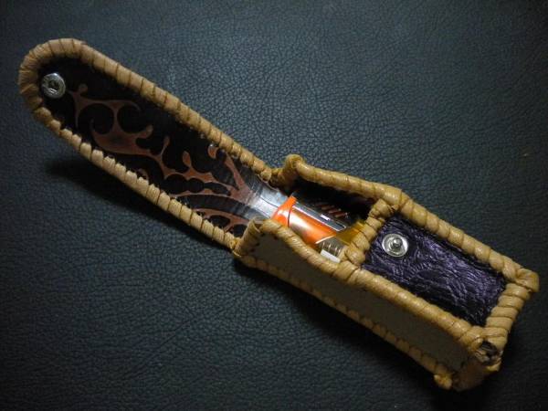 ハンドメイド?。保埃皟谣楗ぅ咯`用レザーケース（４）