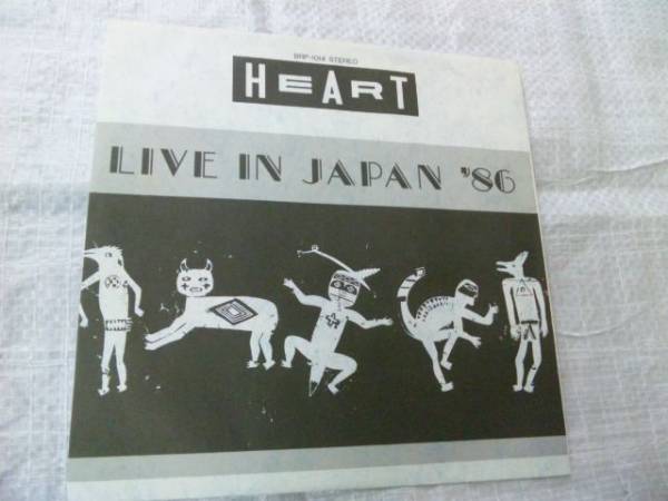 ? HEART ハート LIVE IN JAPAN '86 PROMO 7inch