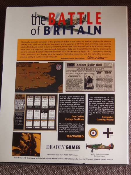 The Battle of Britain (Deadly Games) PC CD-ROM_画像2