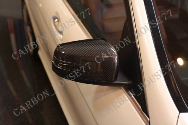 *BENZ W204 W207 W212 W221 W176 X204 carbon door mirror cover 2009/8- present { left right one set }{ paste type }*