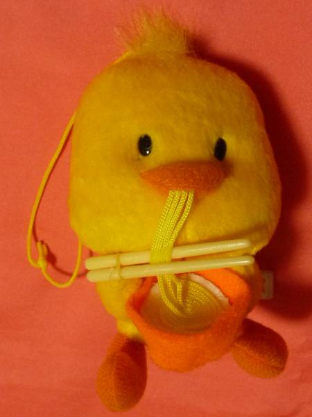 激レア！2002年 チキンラーメン食べてる ひよこちゃん ぬいぐるみ