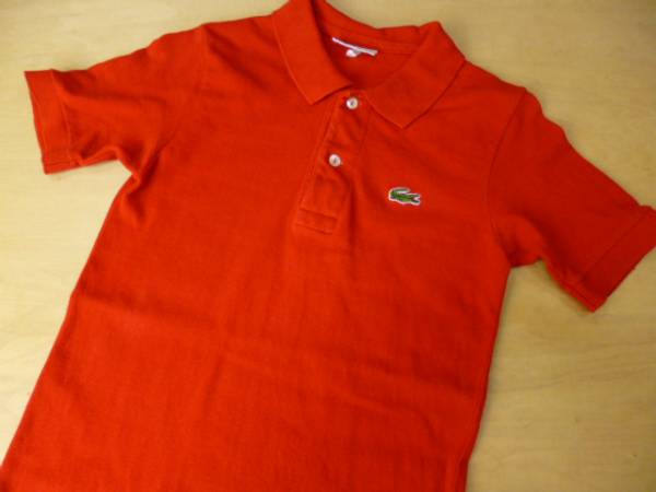 5bs 70'sフレンチラコステCHEMISE LACOSTE鹿の子ポロシャツ