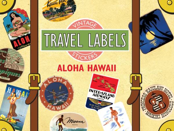 ▽▼69901▼▽＜LE*トラベルステッカー＞ALOHA HAWAIIAN*HAWAII_画像2