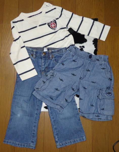 1079★baby Gap★90サイズ３點(diǎn)セット★USED即決