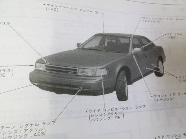 [Y2000 быстрое решение ] Nissan Maxima J30 type инструкция по эксплуатации новой машины книга@ сборник /..2 шт. совместно 