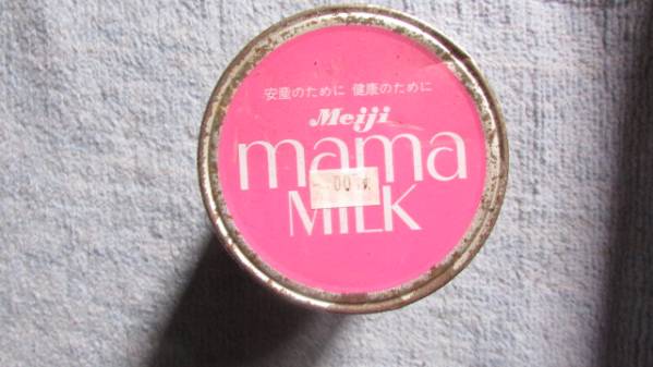 ( оптовый склад * поставка со склада )( ретро Meiji мама - молоко нераспечатанный жестяная банка ) ценный редкий товар 