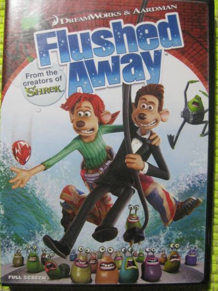 アメリカ製DREAM WORKSアニメ英語版DVD・Flushed Away♪　_画像1